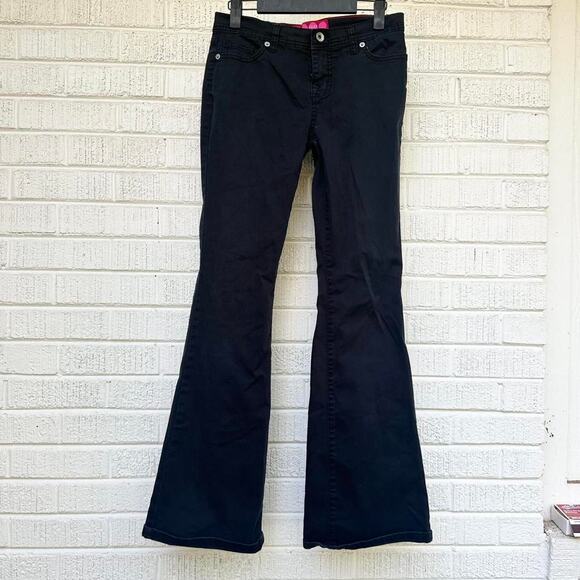 Glo Y2K Vintage Black Bootcut Lowrise Pants - Picture 1 of 3